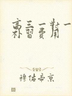 高三一对一英语补习费用