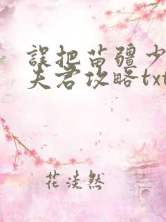 误把苗疆少年当夫君攻略txt