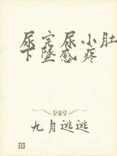 尿完尿小肚子有下坠感疼