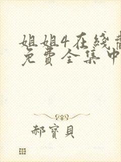 姐姐4在线观看免费全集中回