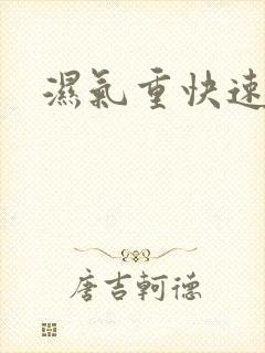 湿气重快速排湿