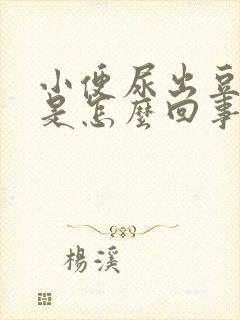 小便尿出豆腐渣是怎么回事