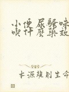 小便尿骚味很重吃什么药效果好