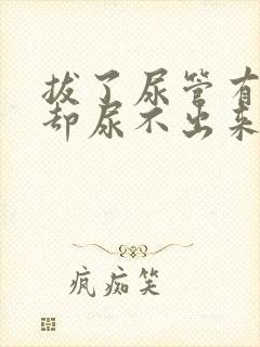 拔了尿管有尿意却尿不出来