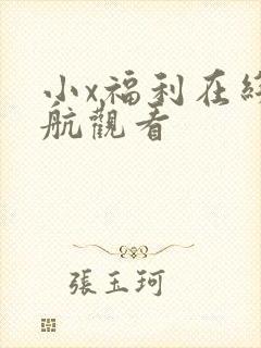 小x福利在线导航观看