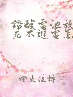 铅酸电池放久了充不进电怎么激活