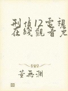 刑侦12电视剧在线观看免费完整版