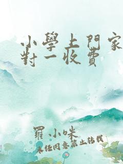 小学上门家教一对一收费