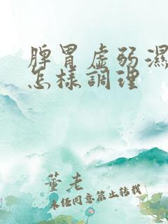 脾胃虚弱湿气重怎样调理