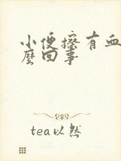 小便擦有血是怎么回事