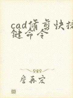 cad修剪快捷键命令