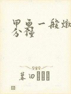 甲鱼一般炖多少分钟