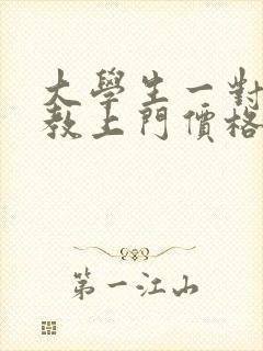 大学生一对一家教上门价格