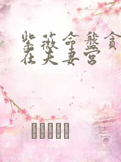 紫薇命盘贪狼星在夫妻宫