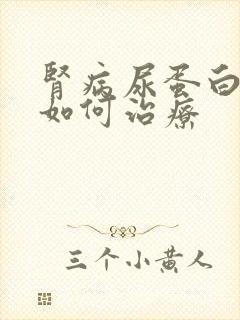 肾病尿蛋白4加如何治疗