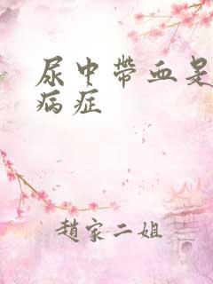 尿中带血是什么病症