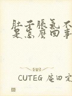 肚子胀气不拉屎是怎么回事