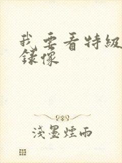 我要看特级黄色录像
