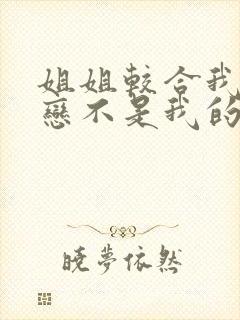 姐姐较合我的初恋不是我的动漫