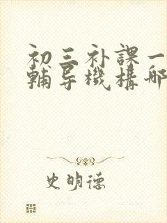 初三补课一对一辅导机构哪个好