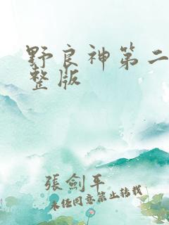 野良神第二季完整版