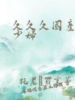 久久久国产精品少妇