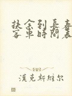 扶余到长春岭镇客车时间表