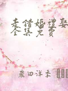 走错婚礼娶对妻全集免费