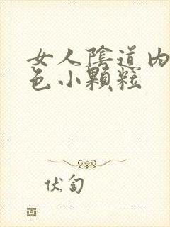 女人阴道内有白色小颗粒