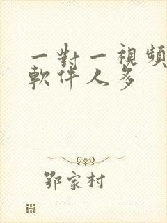 一对一视频聊天软件人多