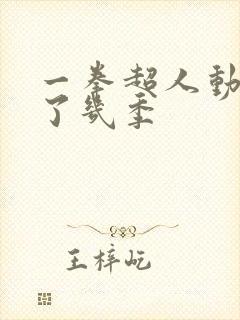 一拳超人动画出了几季