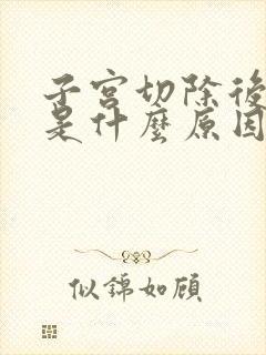 子宫切除后漏尿是什么原因