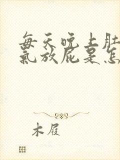 每天晚上肚子胀气放屁是怎么回事