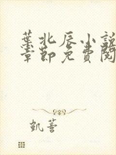 叶北辰小说最新章节免费阅读