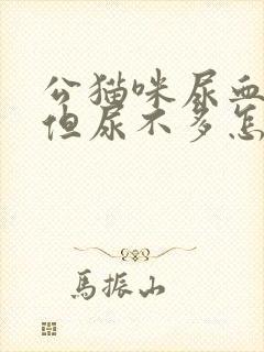 公猫咪尿血尿频但尿不多怎么办