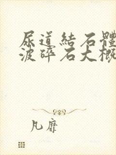 尿道结石体外震波碎石大概多少钱