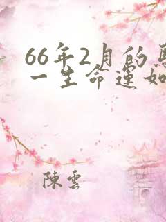 66年2月的马一生命运如何
