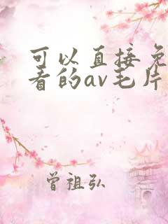 可以直接免费观看的av毛片