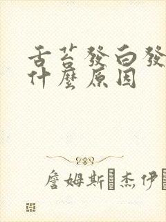 舌苔发白发苦是什么原因