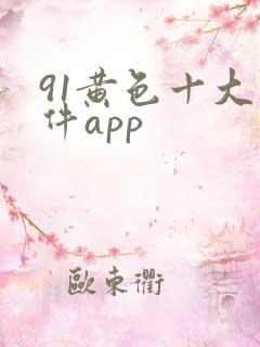 91黄色十大软件app