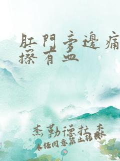 肛门旁边痛用纸擦有血