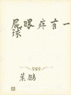 屁眼疼有一个肉球