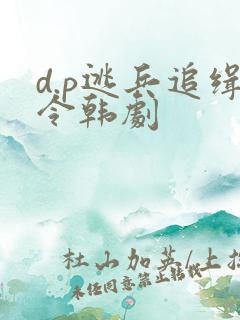 d.p逃兵追缉令韩剧