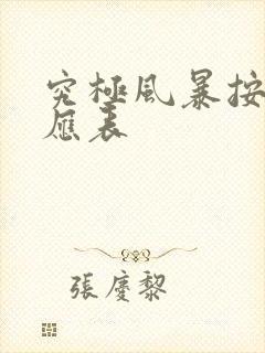 究极风暴按键对应表