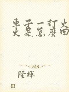 车子一打火就熄火是怎么回事