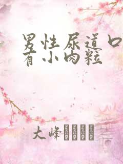 男性尿道口两边有小肉粒