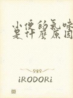 小便的气味很重是什么原因造成的