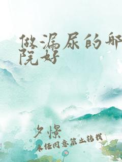 做漏尿的哪个医院好