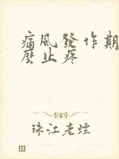 痛风发作期吃什么止疼