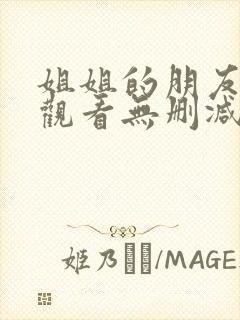 姐姐的朋友在线观看无删减